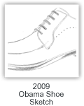 2009 Obama Shoe Sketch